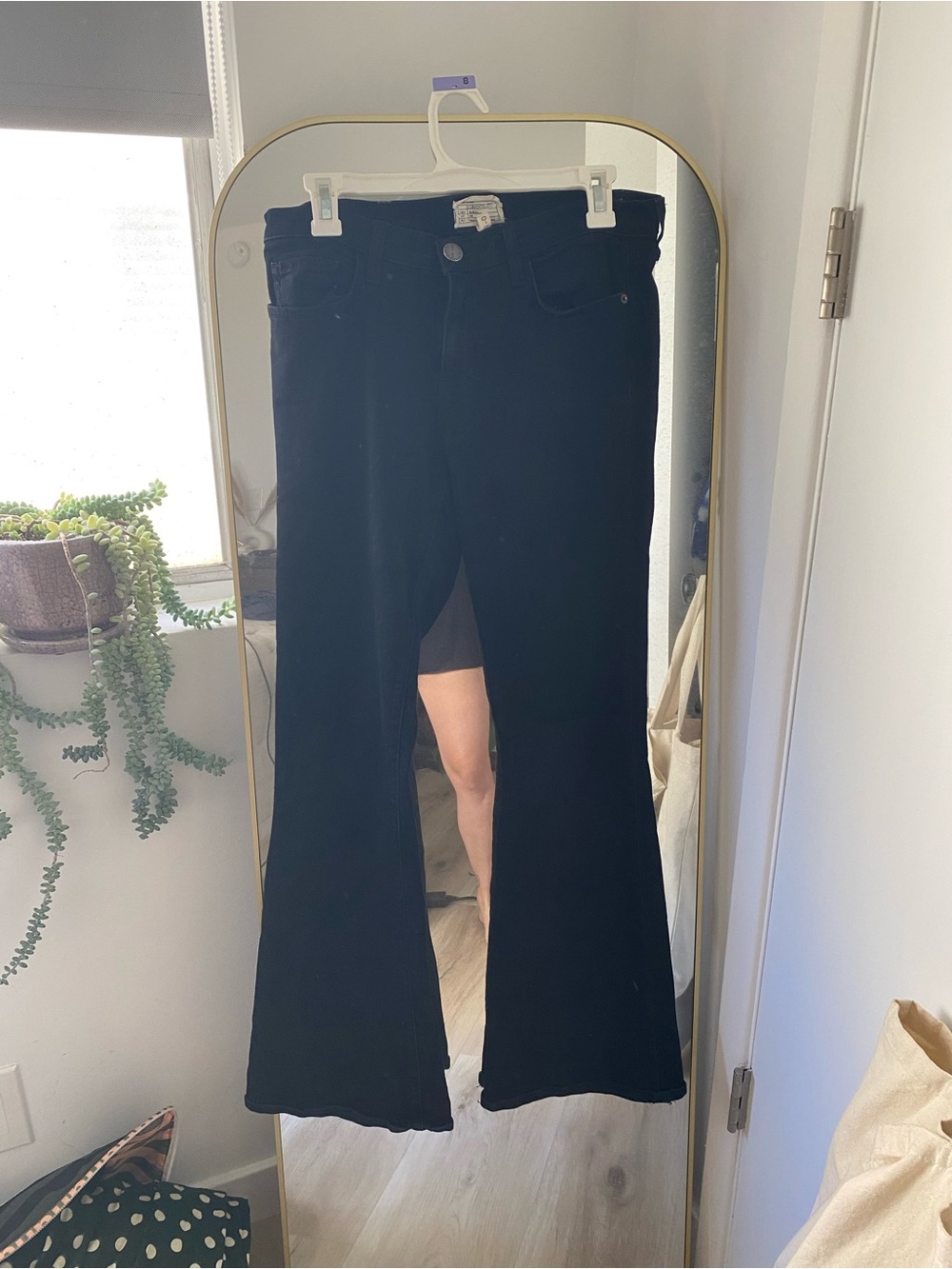 Current/Elliott Black Flare Jeans